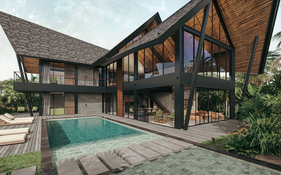 LUXURIOUS 5 BEDROOM VILLA FOR SALE LEASEHOLD/FREEHOLD IN CANGGU BE-1253 